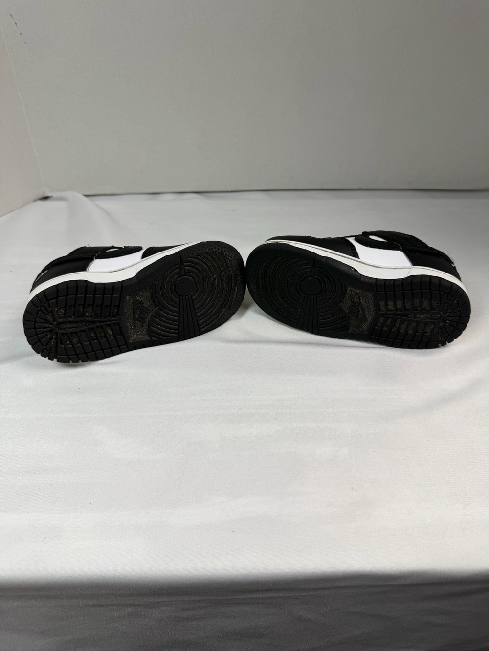 Nike Dunk Low Toddler Size 6C Black White Panda Leather Shoes Sneakers - Picture 8 of 9